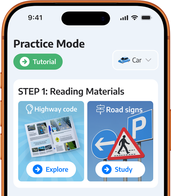 LUMA app Practice Mode on smartphone