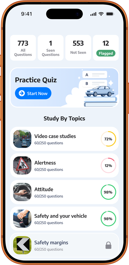 LUMA Study By Topics with progress tracking